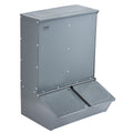 Hog Feeder 3.7 Bushel Metal Double Door Pig Feeder 8 Hogs