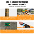 Slackline Kit 18.3m Training Line Tree Protectors Arm Trainer Bag