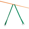 Slackline Kit 18.3m Training Line Tree Protectors Arm Trainer Bag