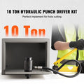 10 Ton Hydraulic Knockout Punch Kit, 1/2