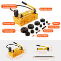 15 Ton Hydraulic Knockout Punch Kit, 1/2