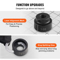 15 Ton Hydraulic Knockout Punch Kit 10 Piece Conduit Hole Cutter