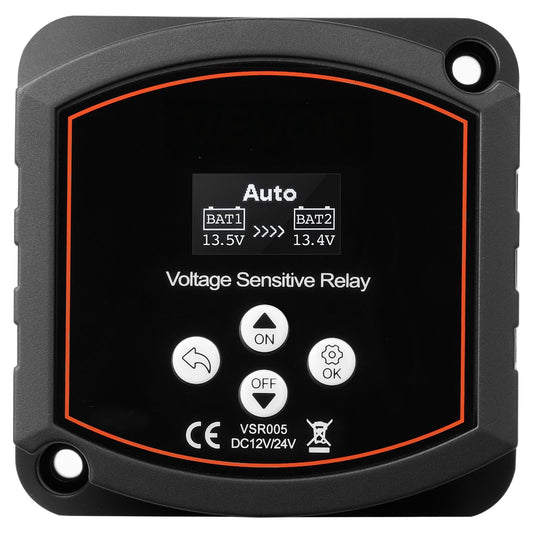 Dual Battery Isolator 12V 300A VSR Voltage Sensitive Relay LCD