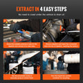 Fluid Extractor 15L Pneumatic Manual Oil Changer Vacuum Pump
