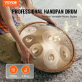 Handpan Drum 22in 10 Notes D Minor Hand Drum Instrument Mallet