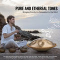 Handpan Drum 22in 10 Notes D Minor Hand Drum Instrument Mallet