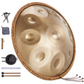 Handpan Drum 22in 10 Notes D Minor Hand Drum Instrument Mallet