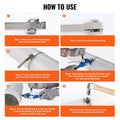 Stainless Steel Banding Kit 30m 100 Seals Strapping Tensioner Tool