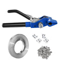Stainless Steel Banding Kit 30m 100 Seals Strapping Tensioner Tool