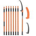 VEVOR Manual Pole Saw 8.24m Extendable Tree Pruner Fiberglass Handle