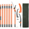 Pole Saw Manual 2.24-8.24m Extendable Tree Pruner Fiberglass