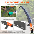 Pole Saw Manual 2.24-8.24m Extendable Tree Pruner Fiberglass