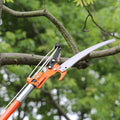 Pole Saw Manual 2.24-8.24m Extendable Tree Pruner Fiberglass