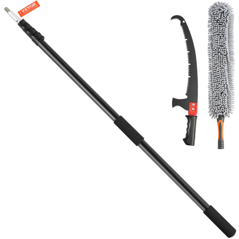Manual Pole Saw 1.5-6.1m Extendable Aluminum Alloy Tree Pruner