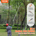 Manual Pole Saw 1.5-6.1m Extendable Aluminum Alloy Tree Pruner