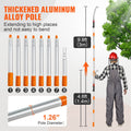 Manual Pole Saw 1.4-3m Extendable Tree Pruner Aluminum Alloy