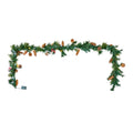 Christmas Garland 2750mm with Lights Faux Greenery Berry Pine