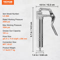 Pistol Grip Grease Gun 3500 PSI 120CC Heavy Duty w/Hose