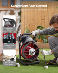 Drain Cleaner Machine 23m Manual Sewer Snake 13mm 4 Cutters