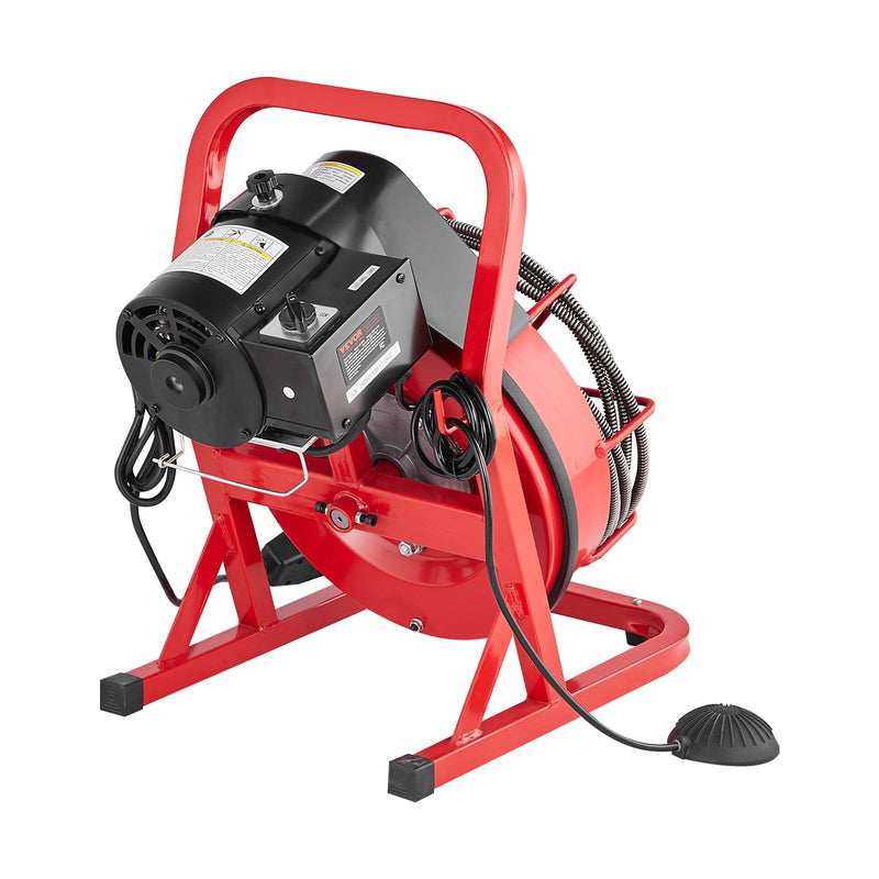 Drain Cleaner Machine Auger 50FT 3/8
