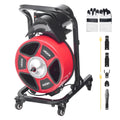Drain Cleaner Machine 15m Manual Sewer Snake Auger 50-150mm Pipes
