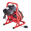 Drain Cleaner Machine Auger 50FT 1/2in Manual Feed 4 Cutters