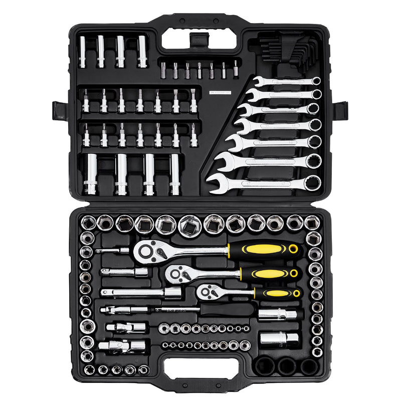 121pc Mechanics Tool Set 1/4