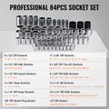 121pc Mechanics Tool Set 1/4