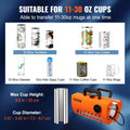 Tumbler Heat Press Machine 11-30oz Sublimation Transfer Cup Press