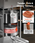 Manual Sausage Stuffer 10L Dual-Speed Stainless Steel 5 Tubes