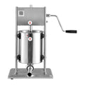 Manual Sausage Stuffer 10L Dual-Speed Stainless Steel 5 Tubes