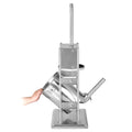 Manual Sausage Stuffer 10L Dual-Speed Stainless Steel 5 Tubes