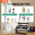 Tumbler Heat Press Machine 11-30oz Mug Press Sublimation Black