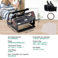 Tumbler Heat Press Machine 11-30oz Mug Press Sublimation Black
