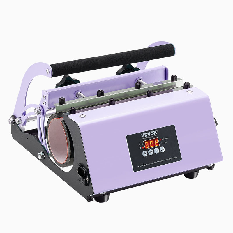 VEVOR Tumbler Heat Press 11-30oz Mug Sublimation Machine Purple