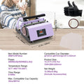 VEVOR Tumbler Heat Press 11-30oz Mug Sublimation Machine Purple