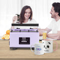 VEVOR Tumbler Heat Press 11-30oz Mug Sublimation Machine Purple