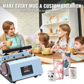 VEVOR Tumbler Heat Press 11-30oz Mug Sublimation Machine Blue