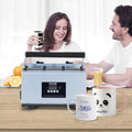 VEVOR Tumbler Heat Press 11-30oz Mug Sublimation Machine Blue