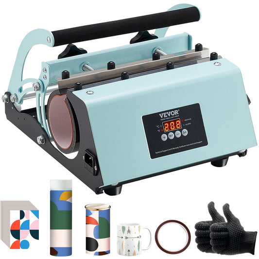 VEVOR Tumbler Heat Press 11-30oz Mug Sublimation Machine Green