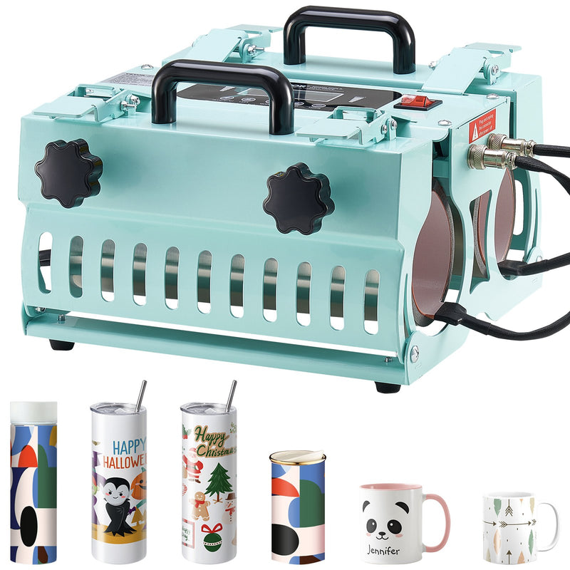 Heat Press Machine 2 Station 11-30oz Mug Tumbler Sublimation