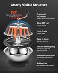 Bud Leaf Bowl Trimmer 335mm Manual Stainless Steel Blades