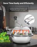 Bud Leaf Bowl Trimmer 335mm Manual Stainless Steel Blades