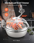 Bud Leaf Bowl Trimmer 490mm Manual Stainless Steel Wet Dry