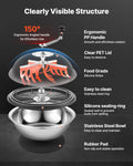 Bud Leaf Bowl Trimmer 490mm Manual Stainless Steel Wet Dry