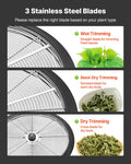Bud Leaf Bowl Trimmer 490mm Manual Stainless Steel Wet Dry
