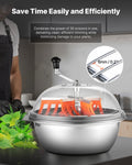 Bud Leaf Bowl Trimmer 490mm Manual Stainless Steel Wet Dry