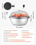 Bud Leaf Bowl Trimmer 490mm Manual Stainless Steel Wet Dry
