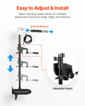 Electric Trolling Motor 12V 55lbs Thrust 8-Speed Kayak Boat Engine