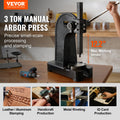 Arbor Press 3 Ton Manual Cast Iron Heavy Duty Desktop Stamping